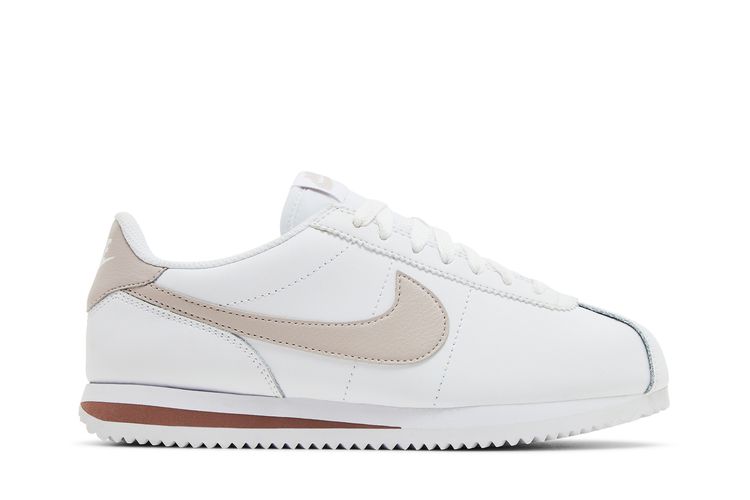 white on white nike cortez