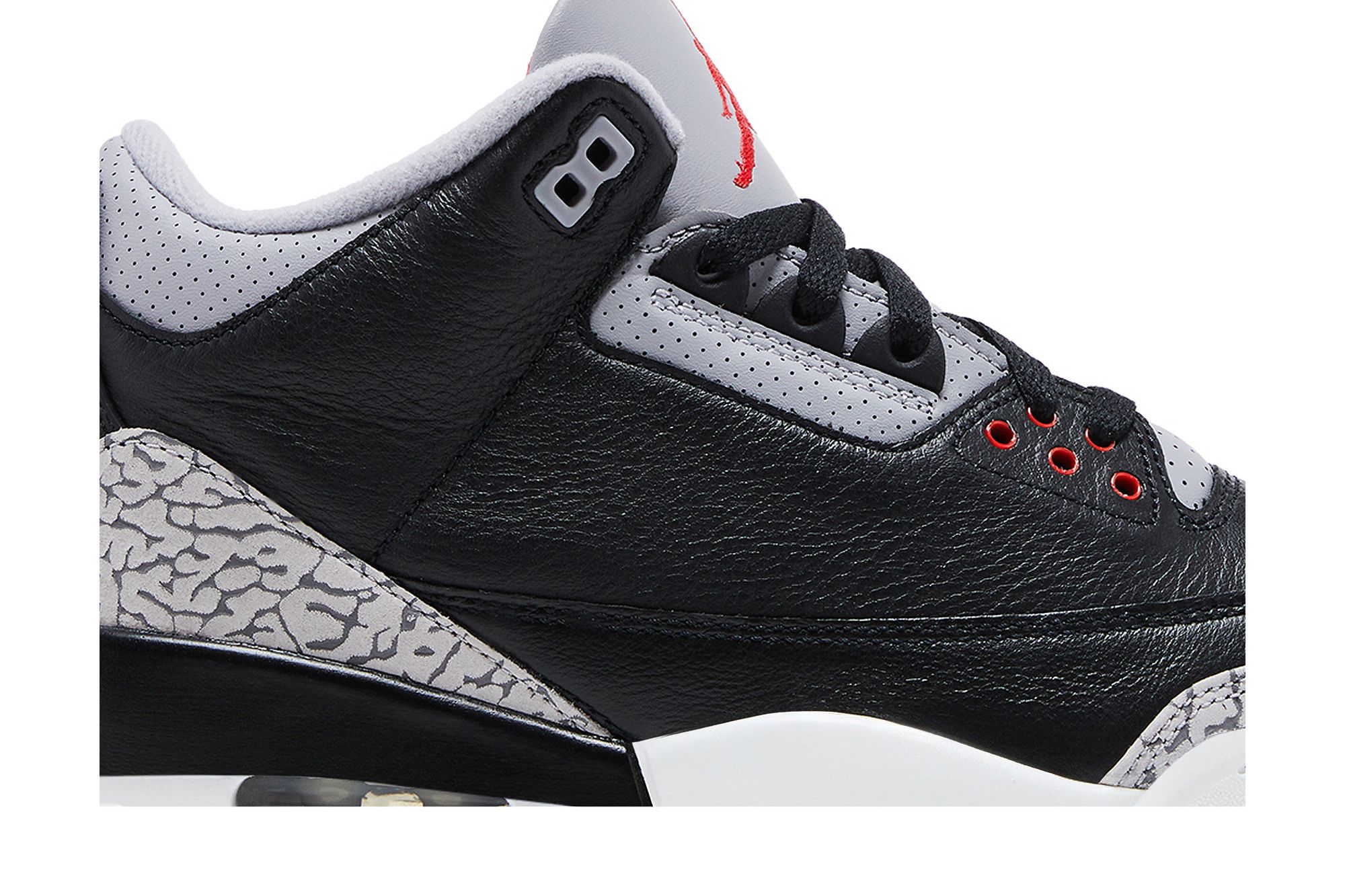 Size 10.0 Air Jordan 3 Retro OG Black Cement 2024