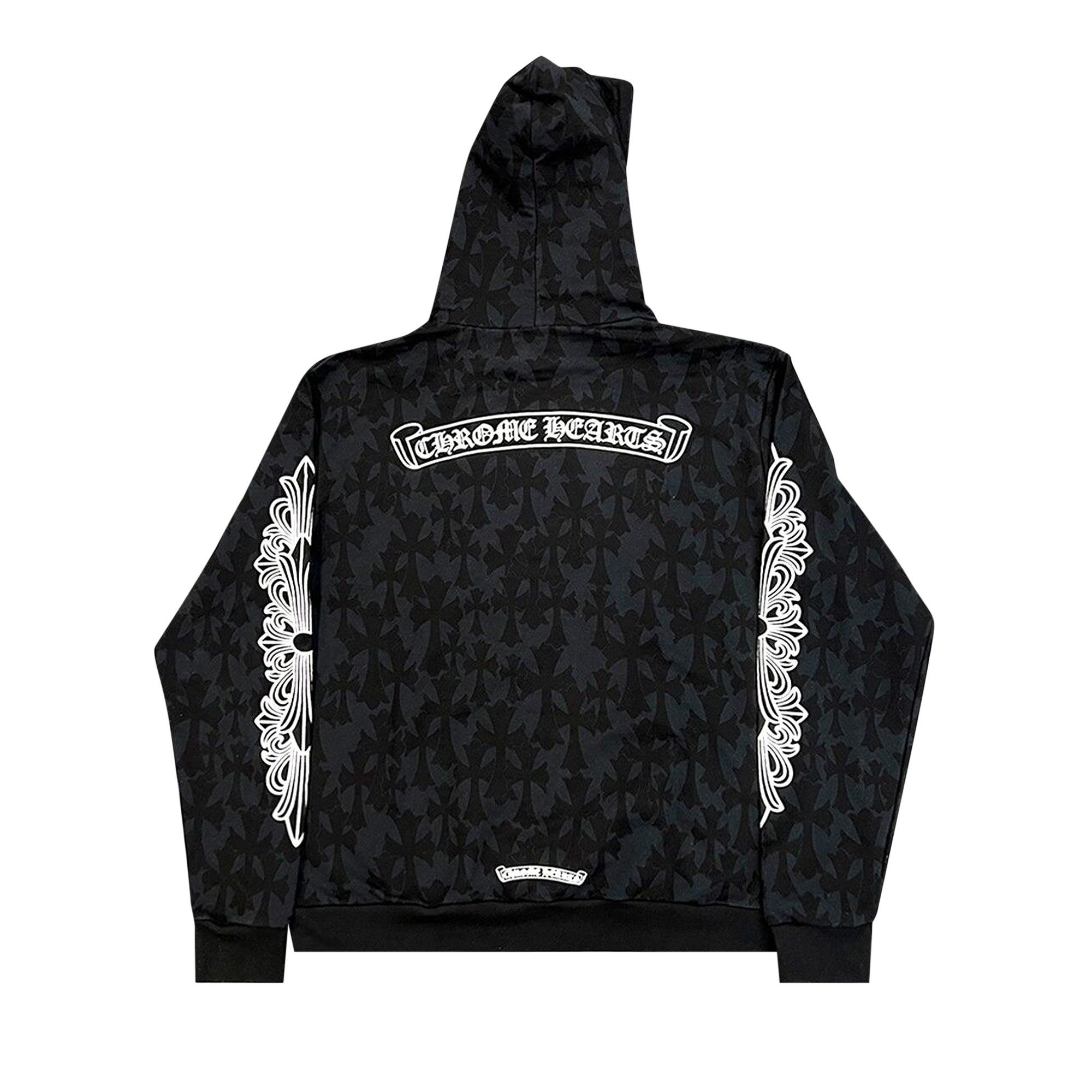 Buy Chrome Hearts Cemetery Print Hoodie Black 1383 100000106CPH BLAC GOAT