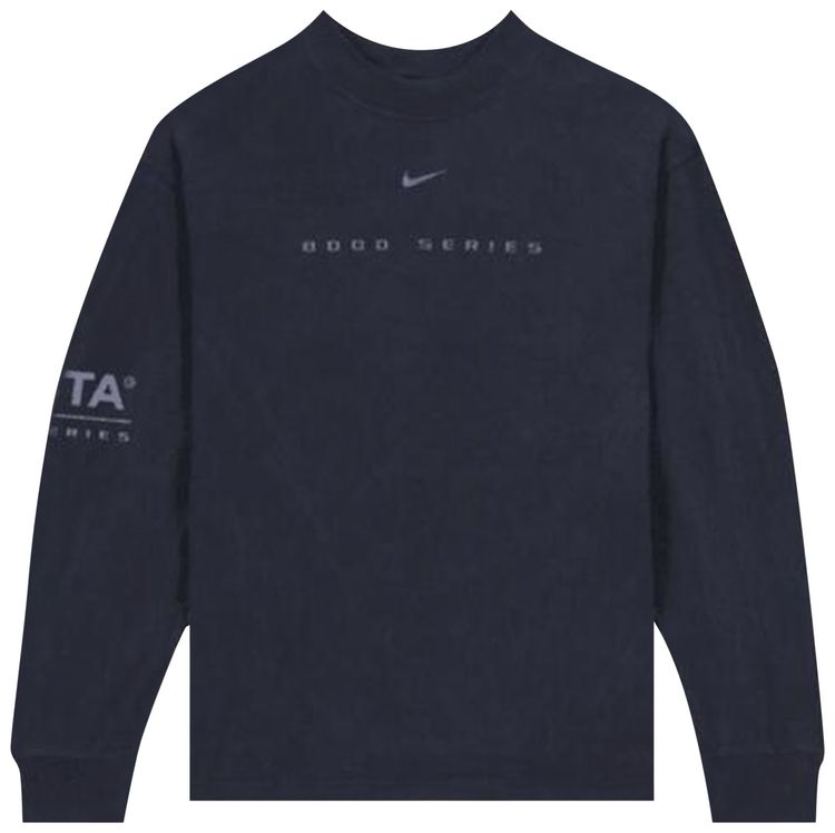 Nike x NOCTA NRG Long Sleeve Mock Neck T Shirt Asia Sizing Dark Obsidian