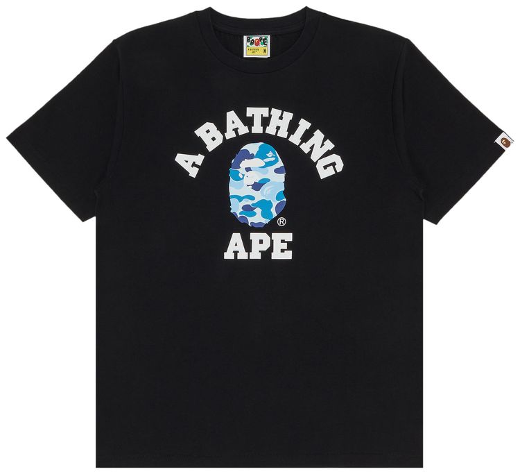BAPE ABC Camo College Tee BlackBlue