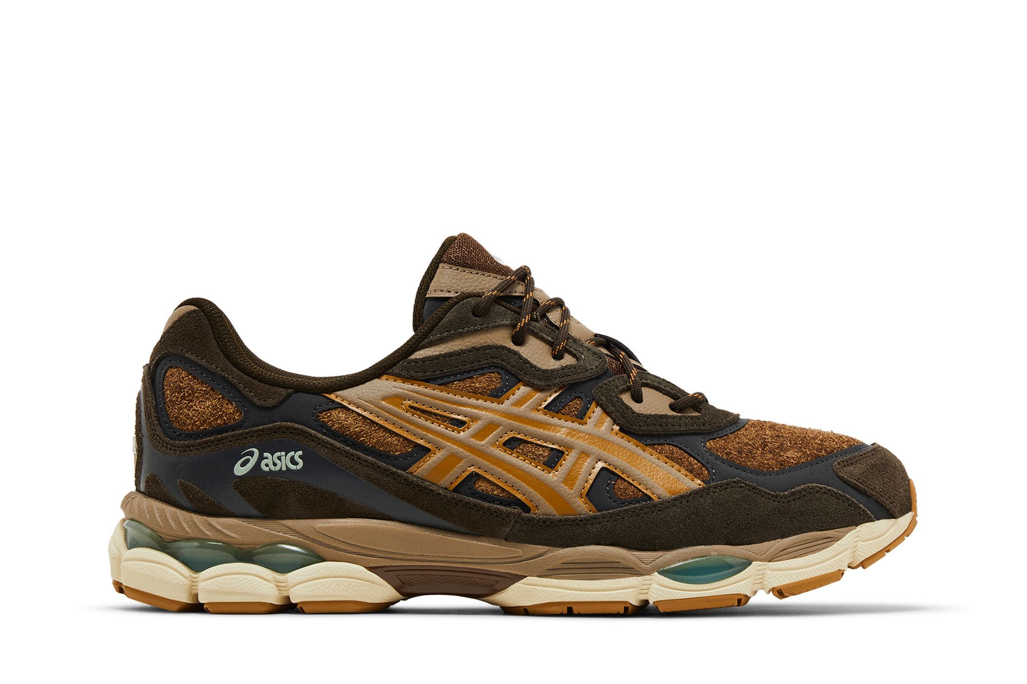 asics GEL-NYC BROWN STORM/TAN PRESIDIO 国内発送 asics GEL-NYC BROWN STORM/TAN PRESIDIO（アシックス ゲル