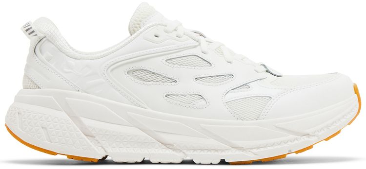 HOKA Clifton L White Gum