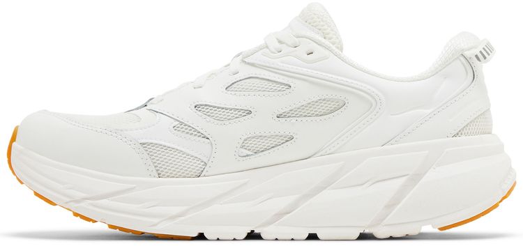 HOKA Clifton L White Gum