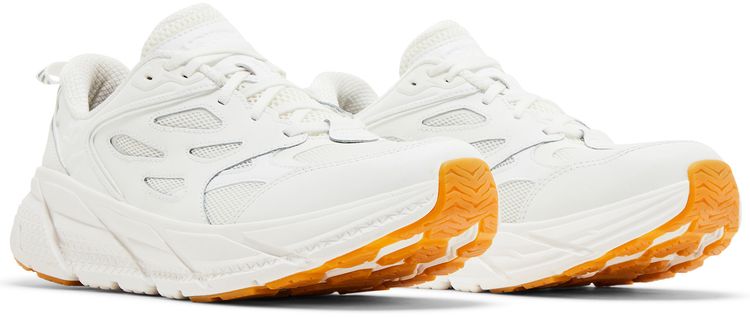 HOKA Clifton L White Gum