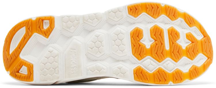 HOKA Clifton L White Gum