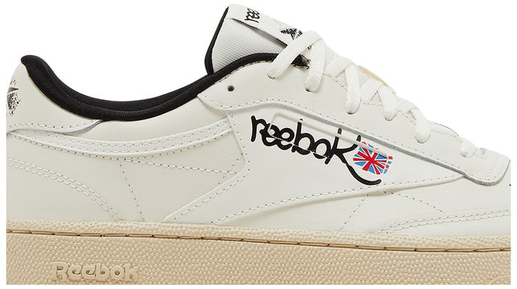 Reebok Club C 85 Graffiti Pack   Chalk Paper White