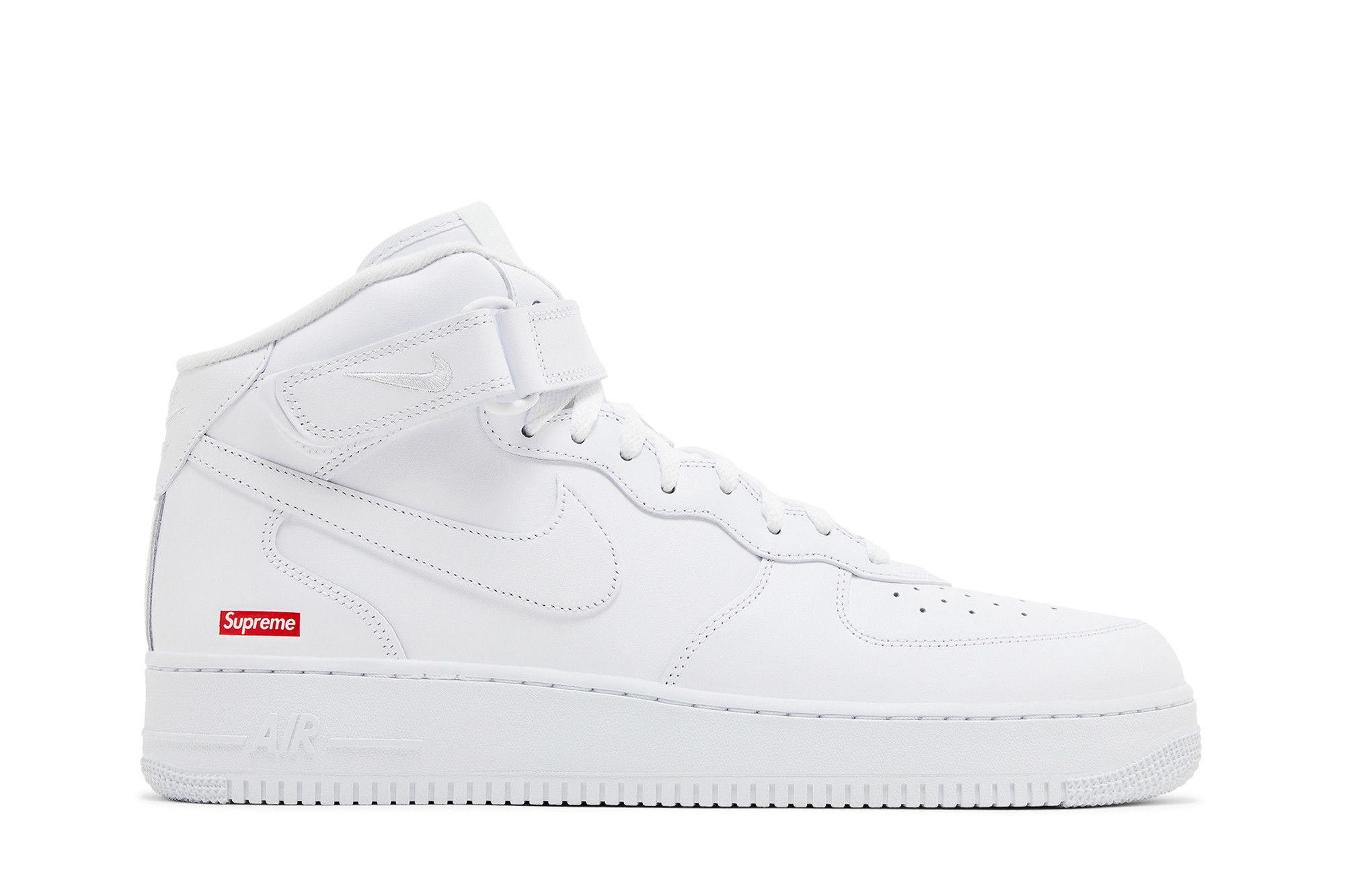 Nike air force 1 mid supreme nba white box logo new arrivals