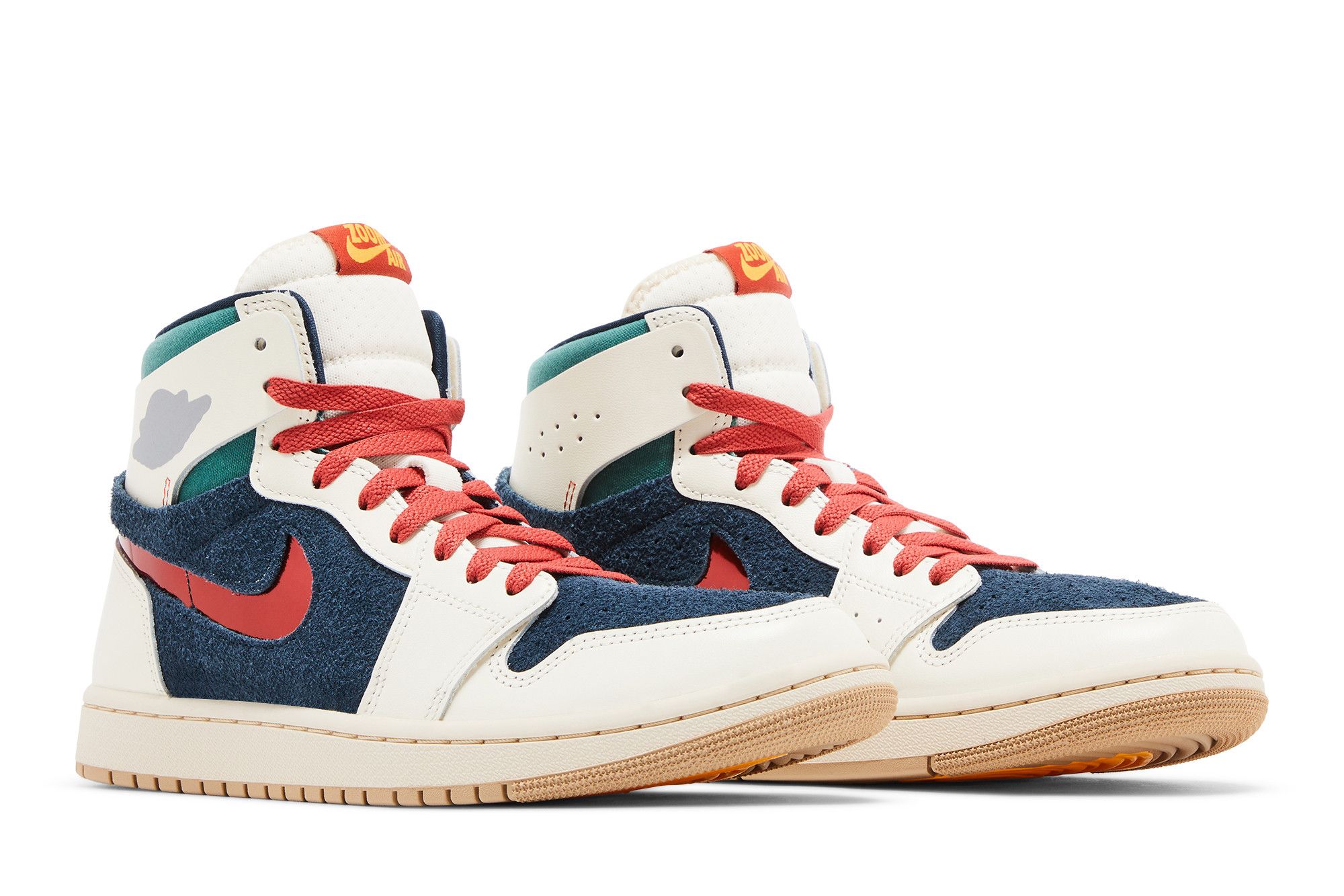 ★関税込★NIKE★W AIR JORDAN 1 HIGH ZOOM COMFORT★22-29cm★ The Women's Air Jordan 1 High Zoom CMFT 2 Chrome Swoosh