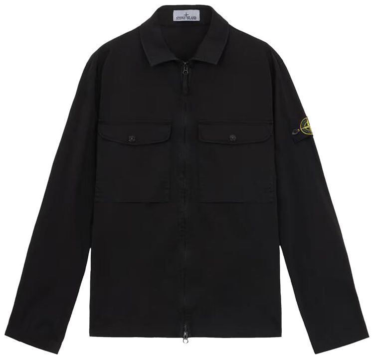 Stone Island Overshirts Black