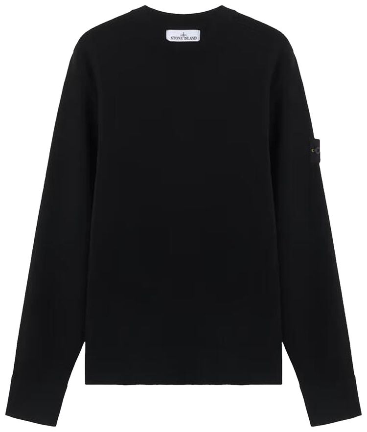 Stone Island RWS Wool Crewneck Black