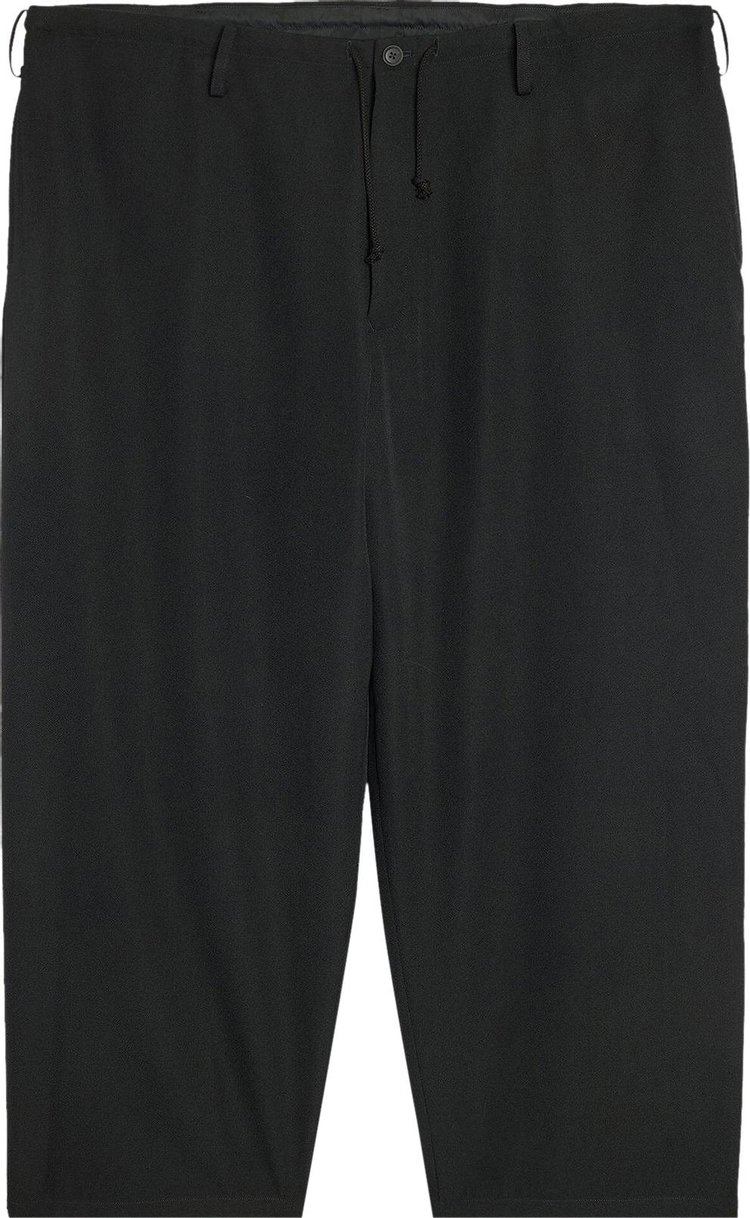 Yohji Yamamoto Pour Homme Army Gabardine String Pant Black