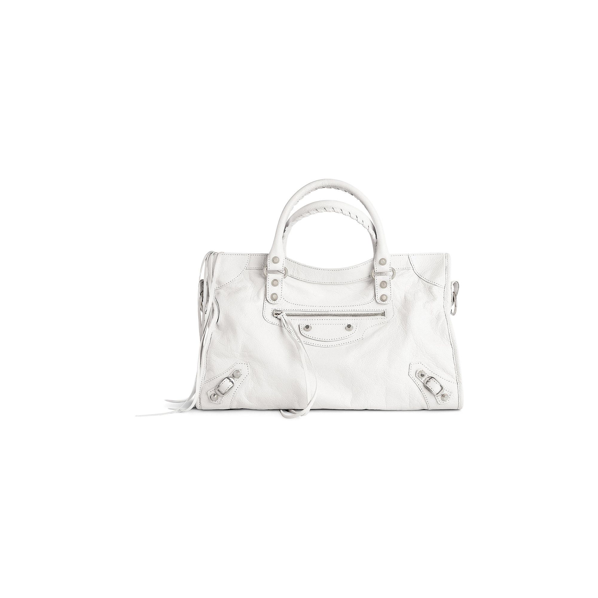 Buy Balenciaga Medium Le City Tote Bag Optic White 797786 2AA9S 9104 GOAT UK