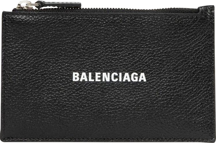 Balenciaga Cash Long Coin And Card Holder BlackLight White