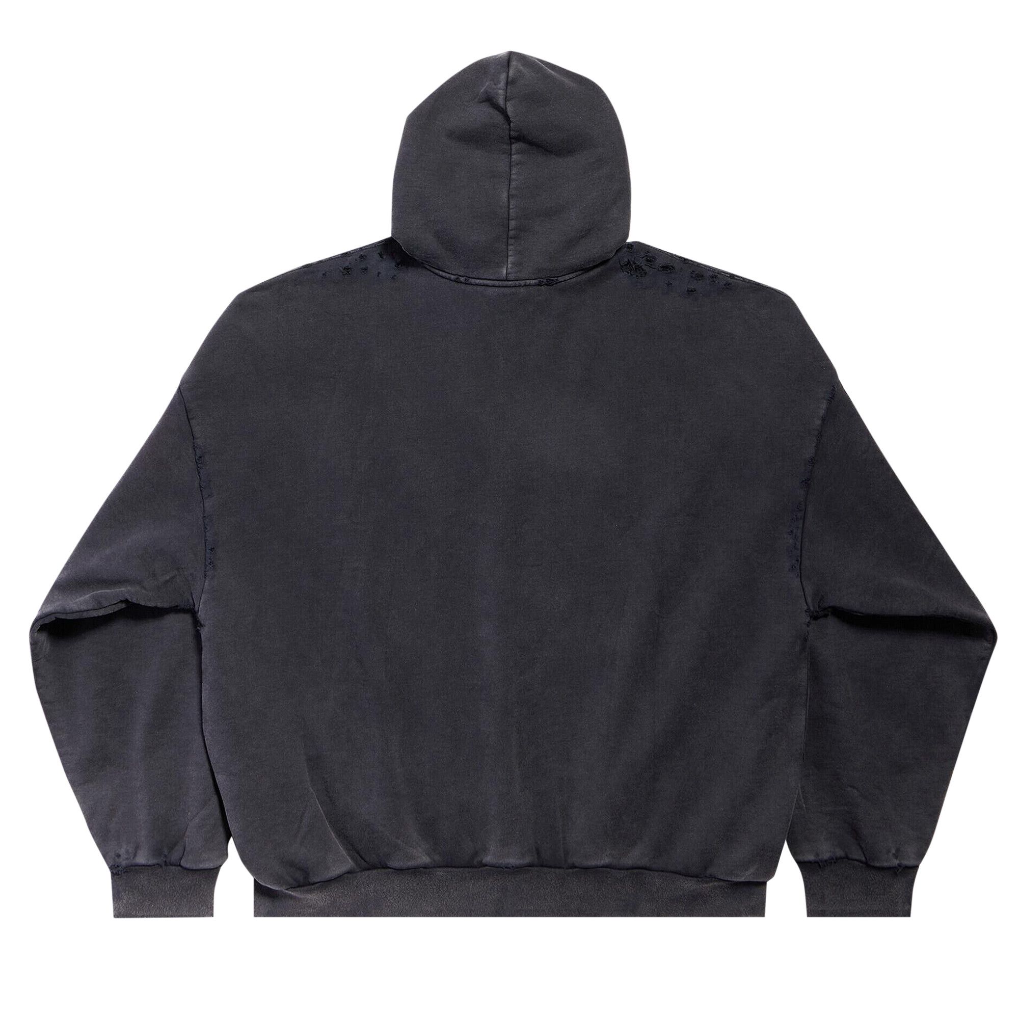 【Balenciaga】LARGE FIT HOODIE◆803265TRVH6 BALENCIAGA]Large Fit Hoodie/BLACK(803265-TRVH6) – R&Co.