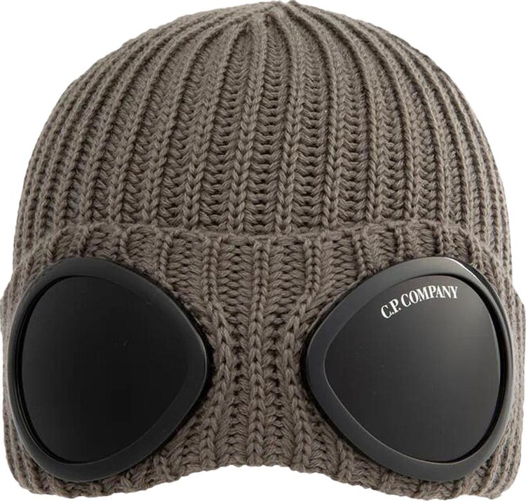 CP Company Goggle Beanie Walnut