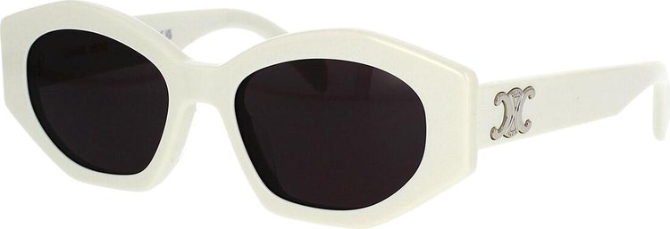 CELINE Diagonal Sunglasses IvorySmoke