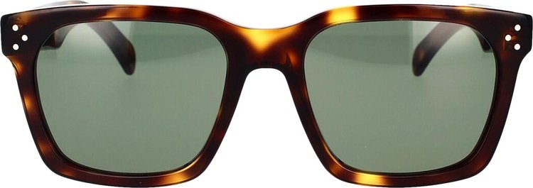 CELINE Bold 3 Dots Sunglasses Blonde HavanaGreen