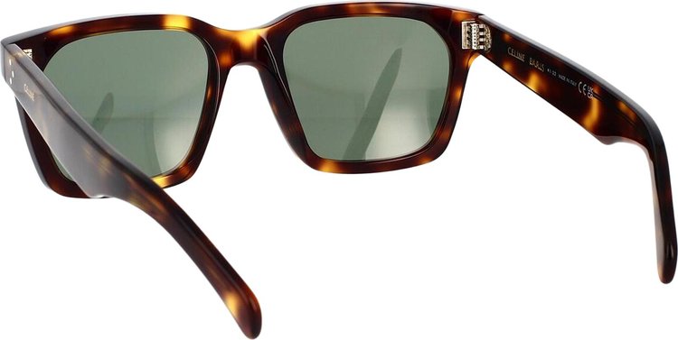 CELINE Bold 3 Dots Sunglasses Blonde HavanaGreen