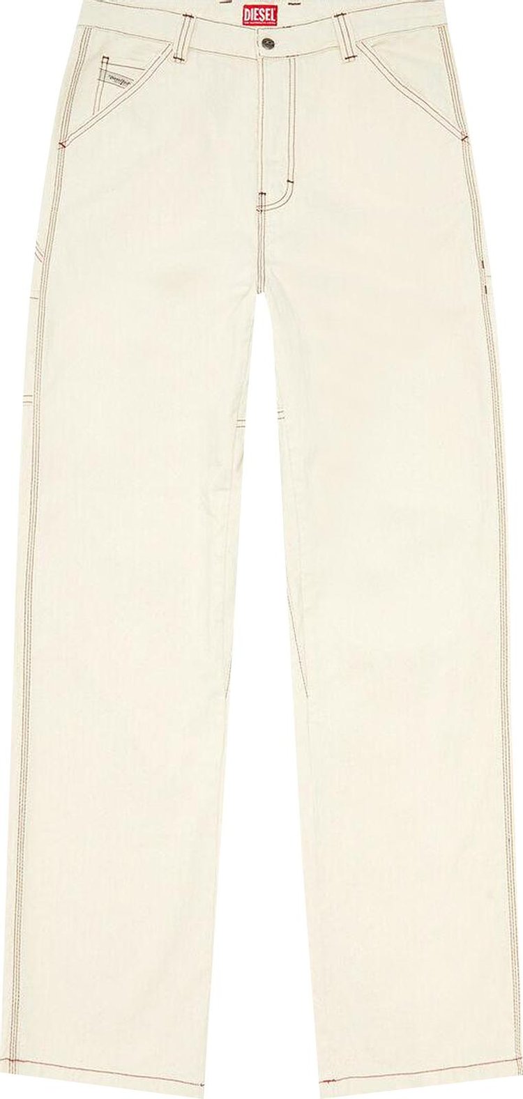 Diesel D Livery Jeans White