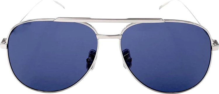 Givenchy Aviator Sunglasses Shiny PalladiumBlue