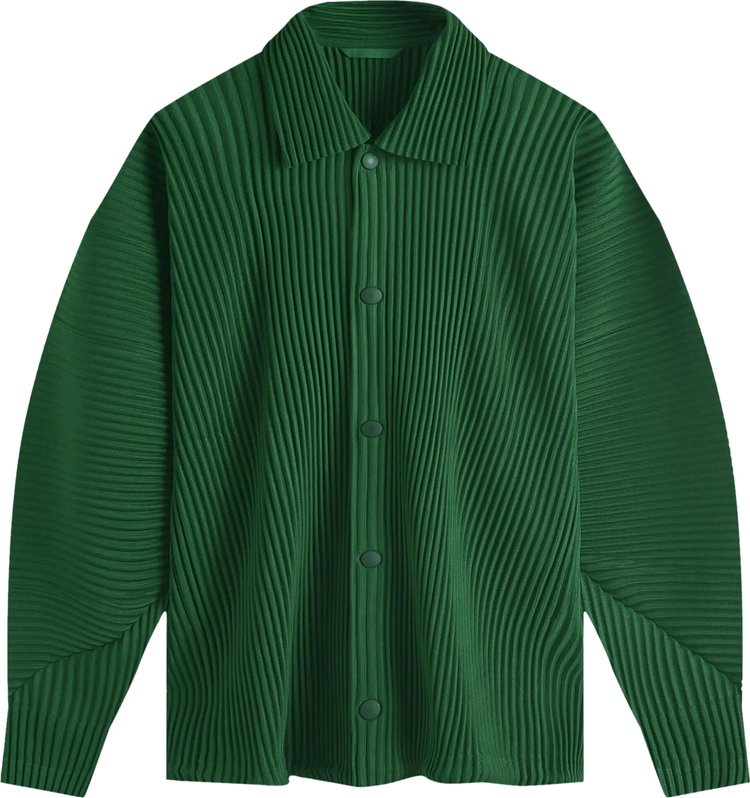 Issey Miyake MC August Long Sleeve Shirt Seaweed Green