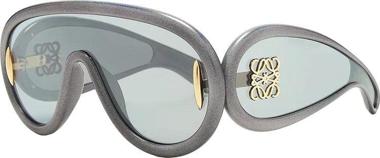 Loewe Paulas Ibiza Shield Sunglasses BlackBlue