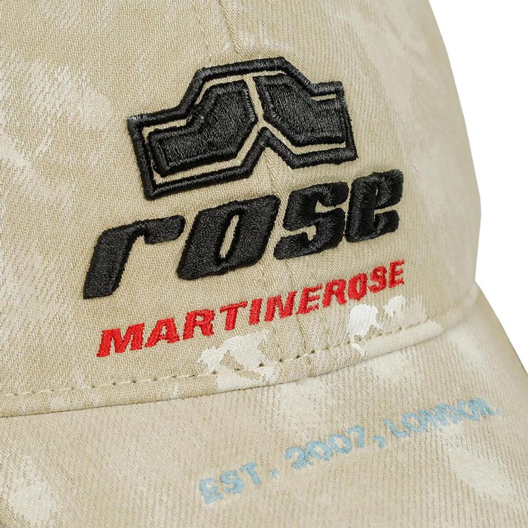 Martine Rose Rolled Back Cap Beige