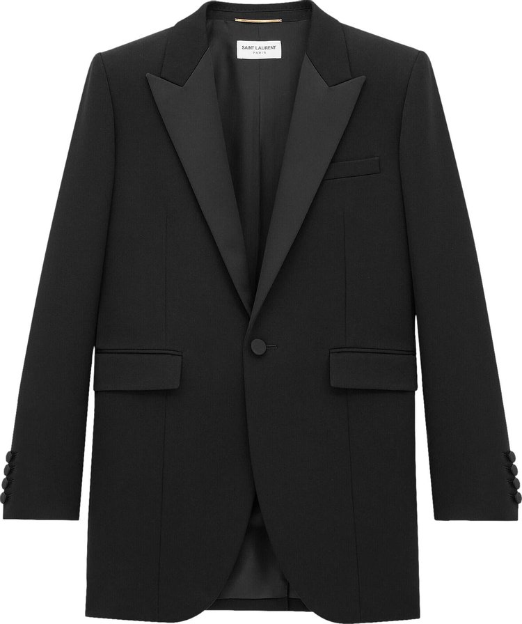 Saint Laurent Tuxedo Jacket Black