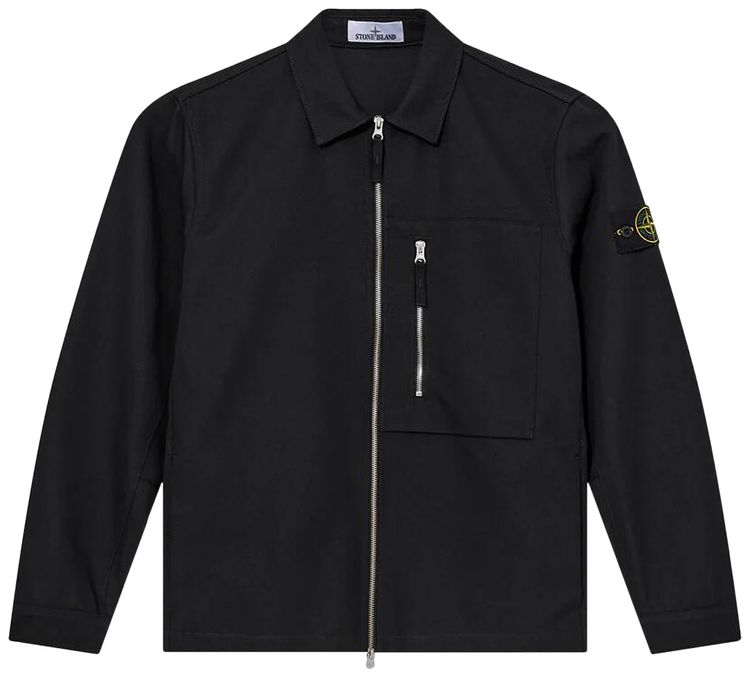 Stone Island Compass Badge Jacket Black