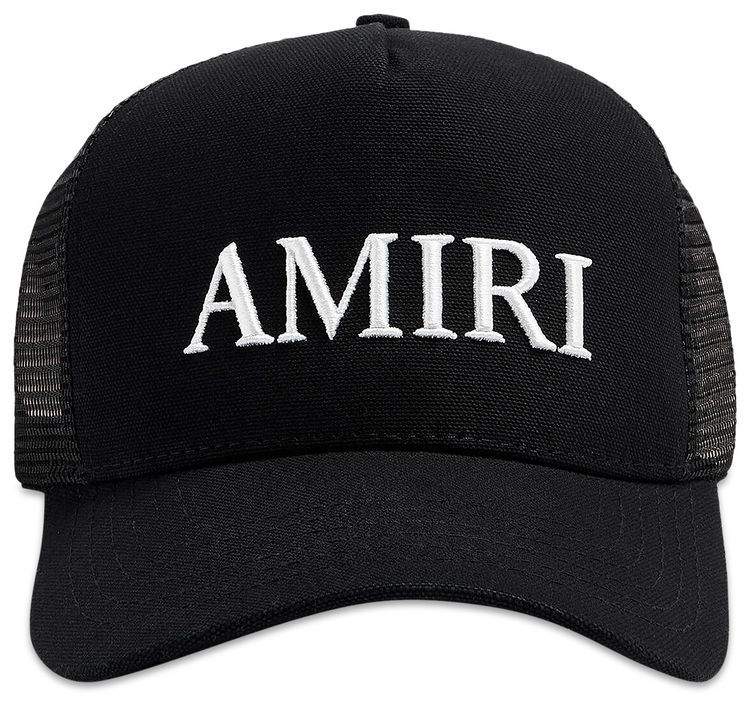 Amiri Core Logo Trucker Hat Black