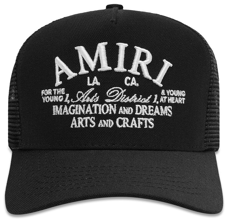 Amiri Arts District Trucker Hat Black