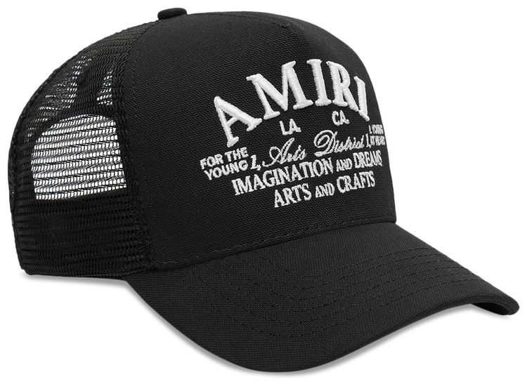 Amiri Arts District Trucker Hat Black
