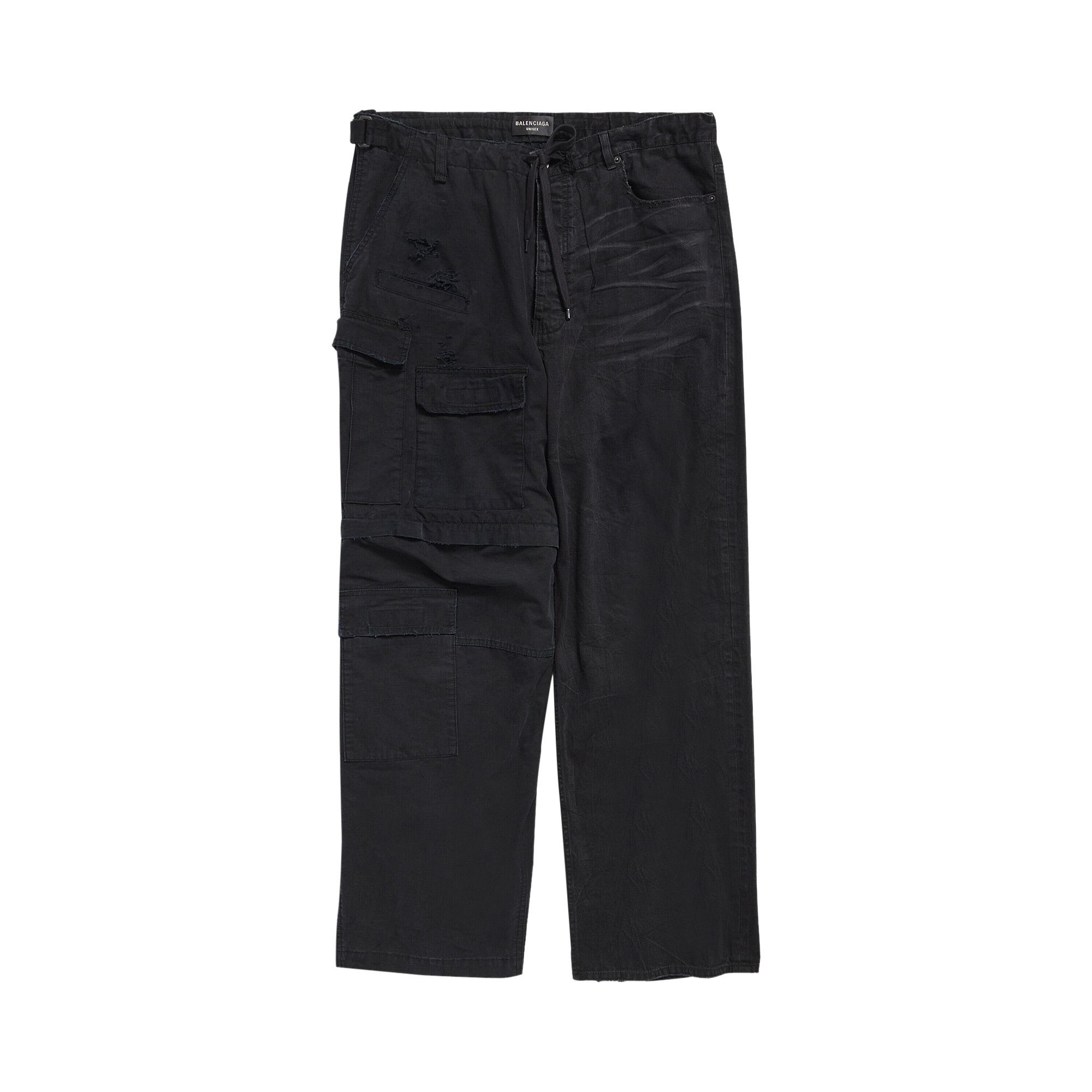 【関税＆送料込み】Balenciaga Pants Balenciaga // Black & Multicolour Logo Track Pant – VSP