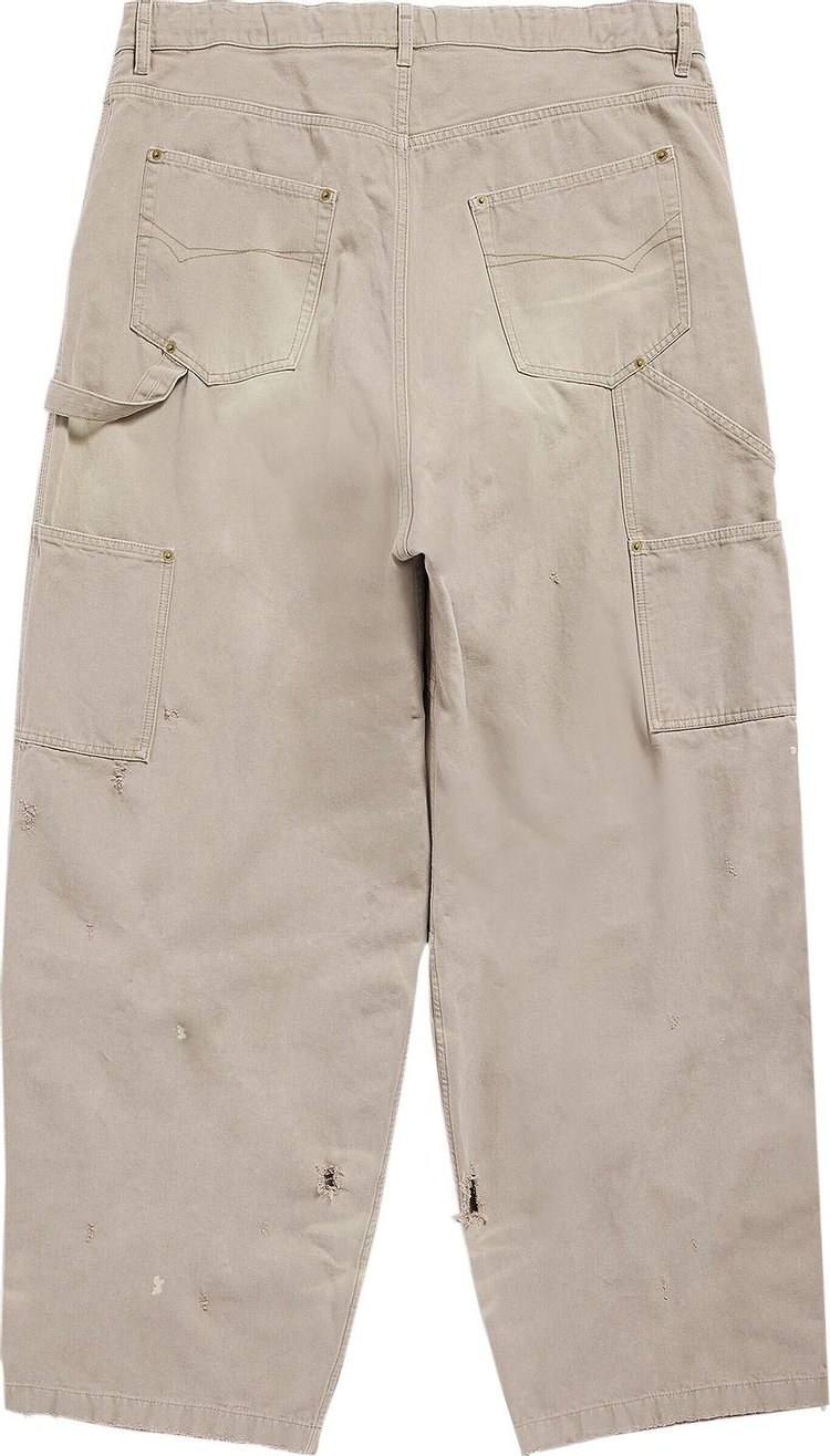 Balenciaga Double Knee Pants Sand Beige