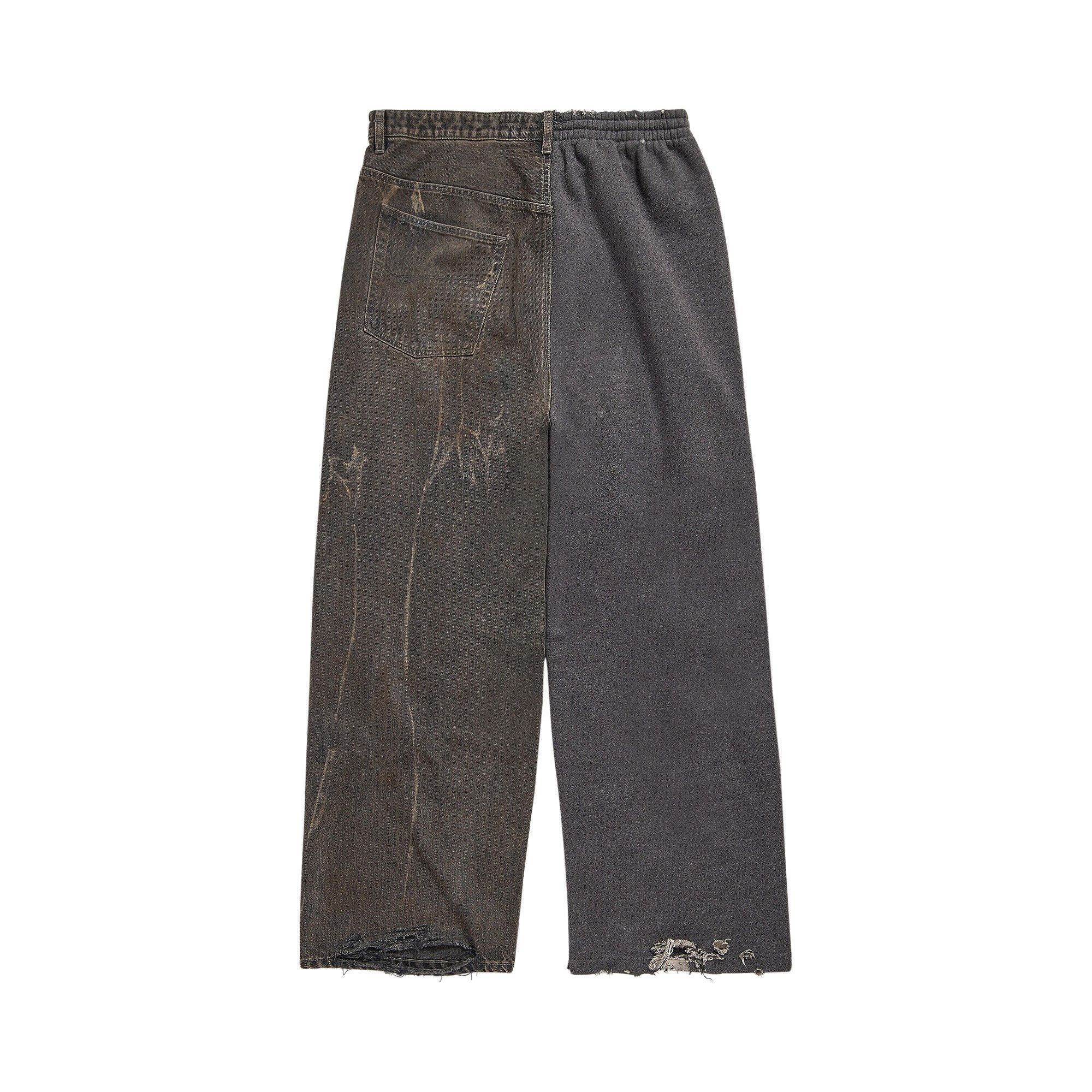 Buy Balenciaga Hybrid Baggy Pants Dark Brown 786646 TBP47 5964 GOAT