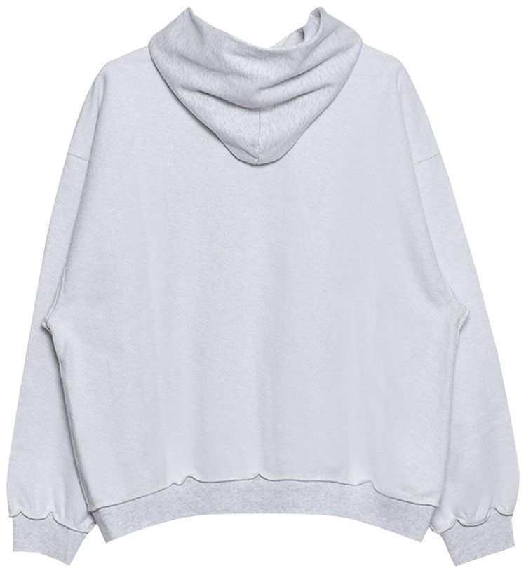 Balenciaga Inside Out Hoodie Light Heather GreyBlack