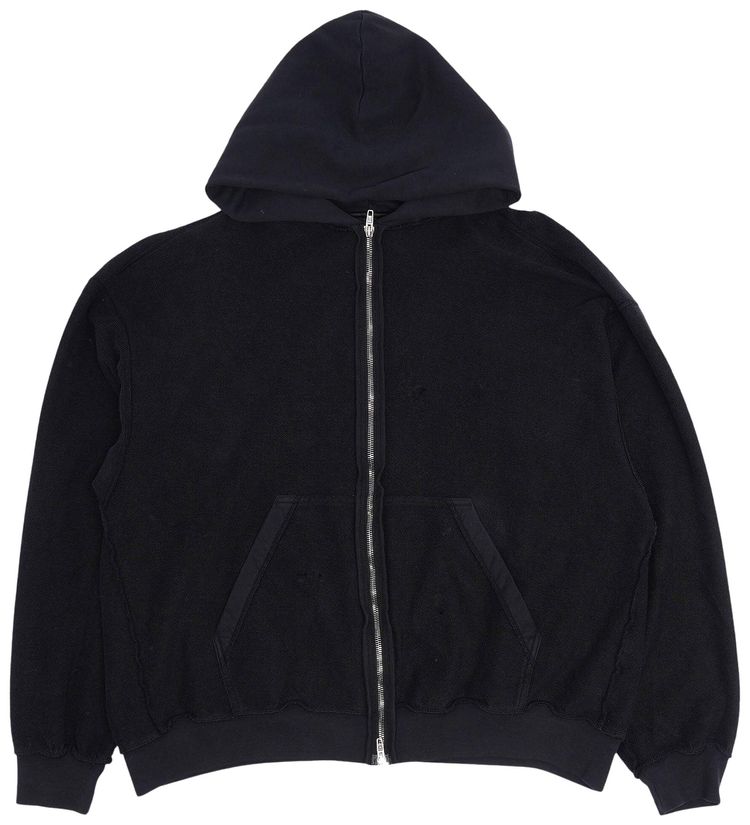 Balenciaga Inside Out Hoodie Faded BlackWhite