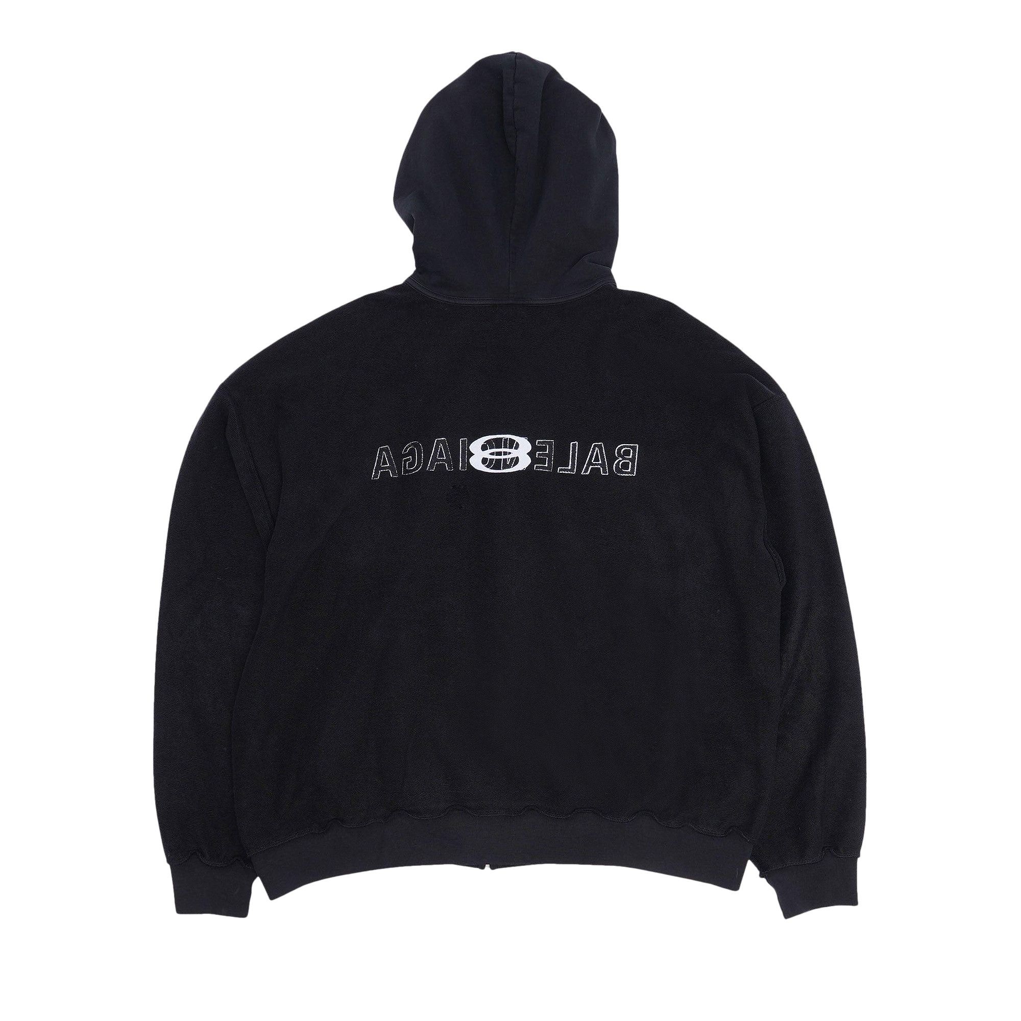 Buy Balenciaga Inside Out Hoodie Faded Black White 790378 TQVJ3 1569 GOAT AU