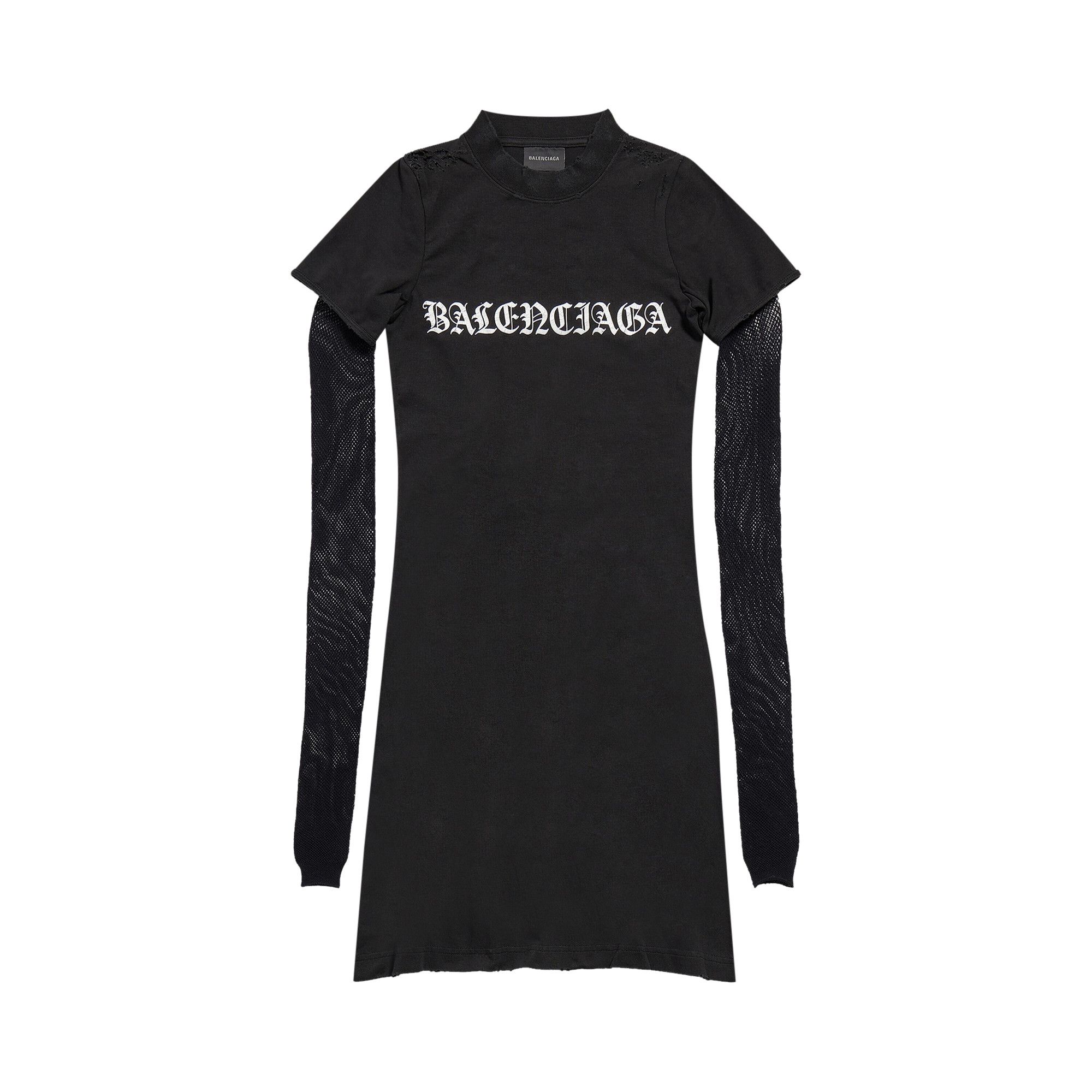 Tシャツ・カットソー BALENCIAGA Balenciaga Crystal Mesh Mini Top Luxury fashion & independent designers | SSENSE