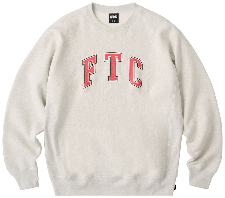 FTC Cracked Logo Crewneck Ash