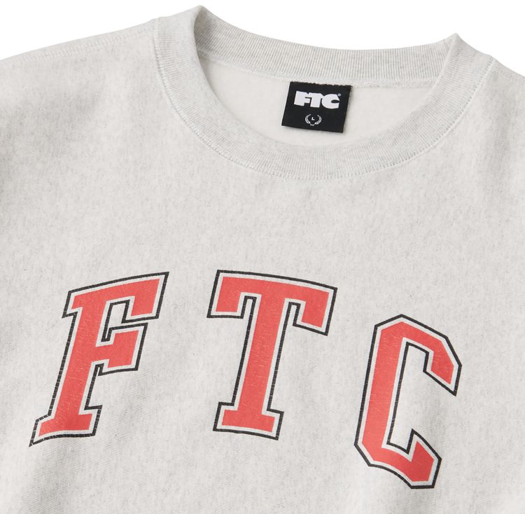 FTC Cracked Logo Crewneck Ash