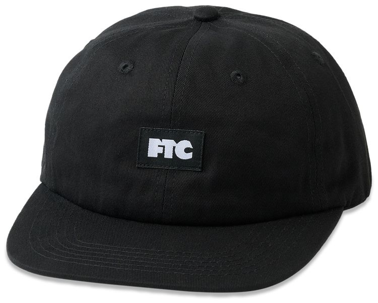 FTC Small Logo 6 Panel Hat Black