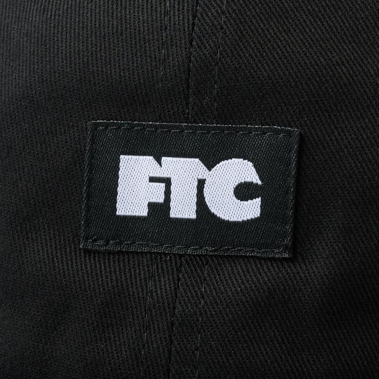 FTC Small Logo 6 Panel Hat Black