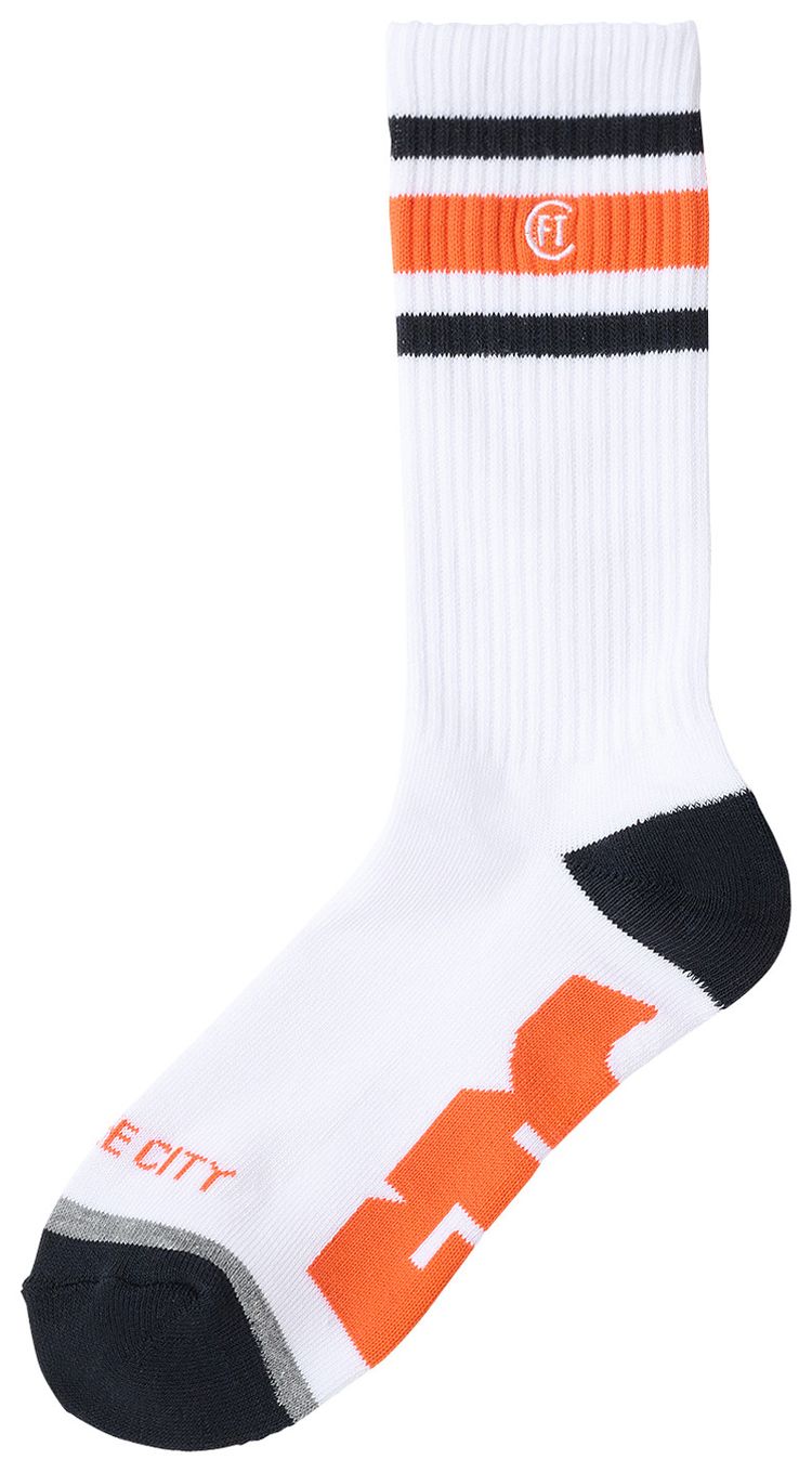 FTC Team Socks WhiteOrange