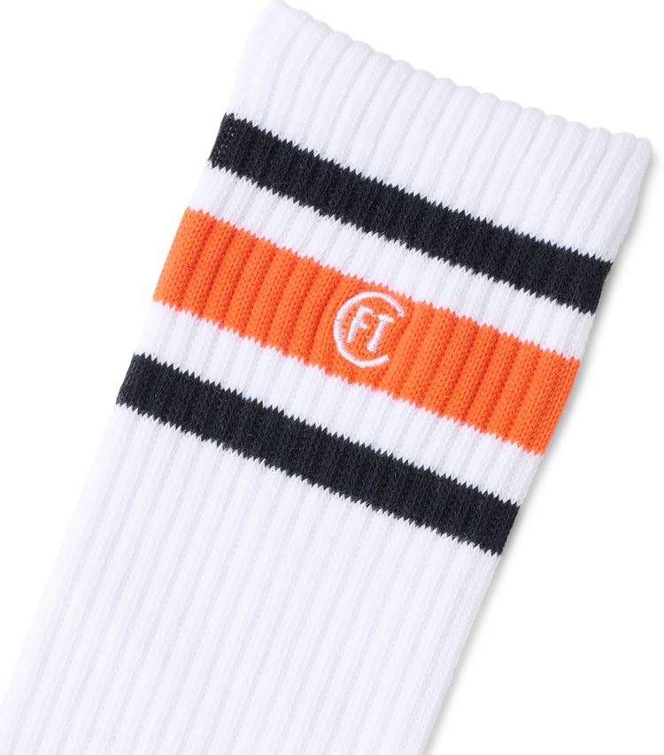 FTC Team Socks WhiteOrange