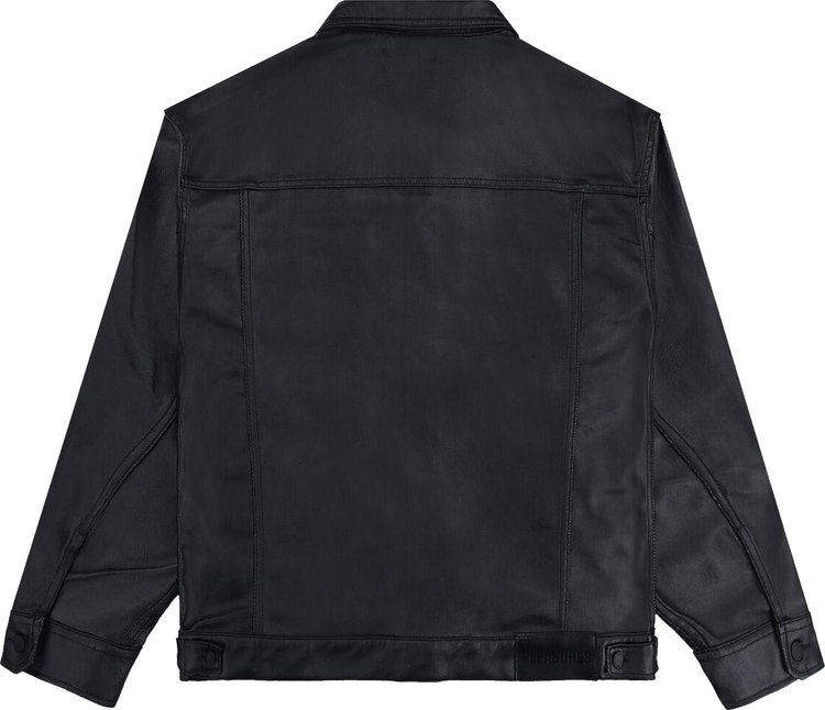 Pleasures Latex Trucker Jacket Black