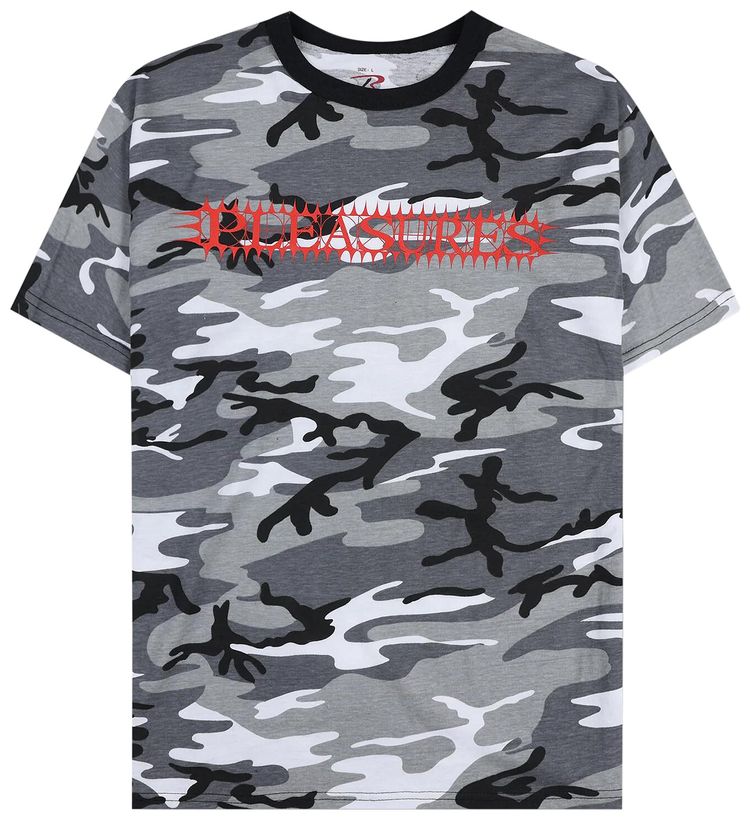 Pleasures Spike T Shirt Camo