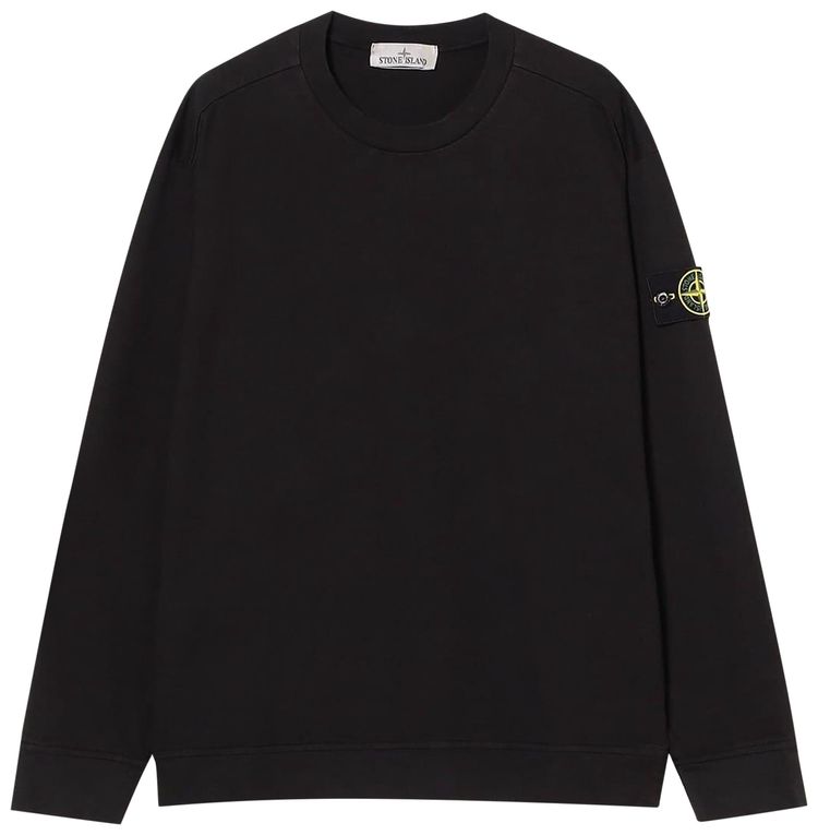 Stone Island Dyed Sweatshirt Black