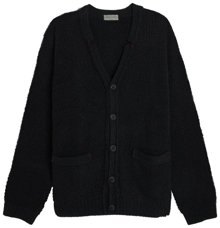 Yohji Yamamoto Pour Homme Side Rib Cardigan Black